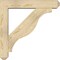 Ekena Millwork Funston Craftsman Rough Sawn Bracket w/ Offset Brace, Douglas Fir, 6"W x 30"D x 30"H BKT0604X30X30FST04RDF - alternate 3